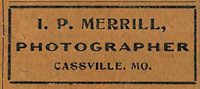 Ira Merrill Cassville Ad 1909